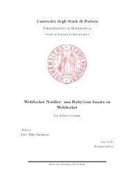 Websocket Notifier