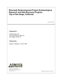 Archaeological Research & Data Recovery Program