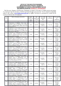 BID IDENTIFICATION No.-01/2016-17, Dt.03.05.2016 The