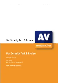 Mac Security 2017