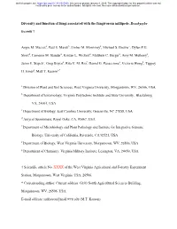 Diversity and Function of Fungi Associated with the Fungivorous Millipede, Brachycybe