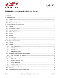 Ember Em35x Development Kit User Guide