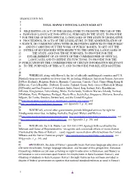 Hccw Hola with Hyperlinks & Appendices