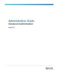 Advanced Authentication