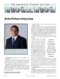 Arlie Petters Interview
