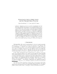 Determinantal Ideals, Pfaffian Ideals, and the Principal Minor Theorem