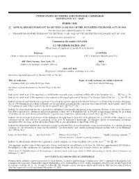 Form 10-K L3 Technologies, Inc