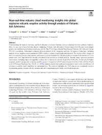 Insights Into Global Explosive Volcanic Eruptive Activity Through Analysis of Volcanic Ash Advisories