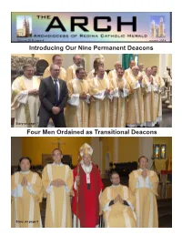 Introducing Our Nine Permanent Deacons Four Men Ordained As