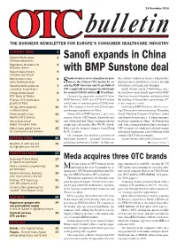 OTC Bulletin,10 Septem- with New Names in the UK Through the Acquisition, the Swedish Com- Ber 2010, Page 1)