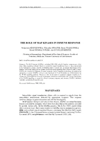 The Role of Map Kinases in Immune Response