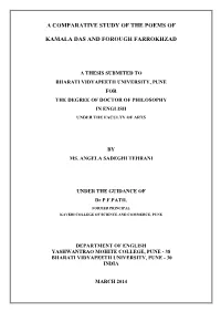 A Comparative Study of the Poems of Kamala Das And