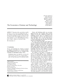 The Economics of Science and Technology Charles Wessner9