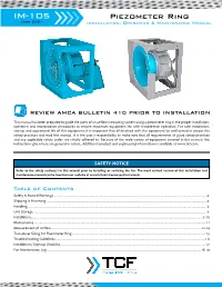 Airflow Measuring System Using Piezometer Ring – IM-105