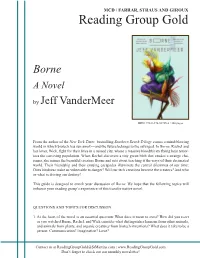 Borne a Novel by Jeff Vandermeer