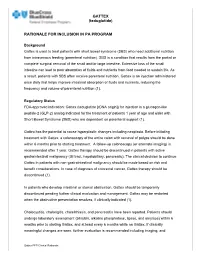 GATTEX (Teduglutide) RATIONALE for INCLUSION in PA PROGRAM
