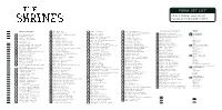 Set List Select Several Songs to Be Played at Your Event / Party