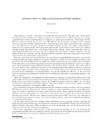Introduction to the Langlands–Kottwitz Method