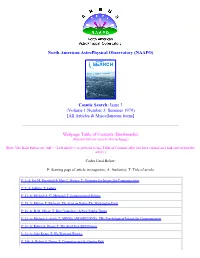 Cosmic Search Issue 03