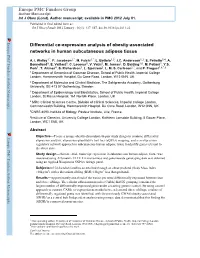 Differential Co-Expression Analysis of Obesity-Associated Networks in Human Subcutaneous Adipose Tissue