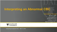 Interpreting an Abnormal CBC