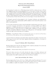 Nominating Committee Report