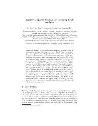 Adaptive Sparse Coding for Painting Style Analysis