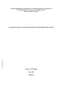 I a Thesis Submitted to the Department of Environmental Sciences and Policy of Central European University in Part Fulfilment O