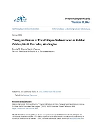 Timing and Nature of Post-Collapse Sedimentation in Kulshan Caldera, North Cascades, Washington