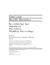 Vital and Health Statistics, Series 4, No. 29