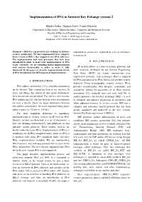 Implementation of Ipv6 in Internet Key Exhange Version 2