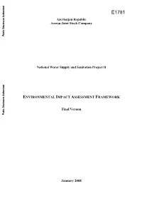 Environmental Impact Assessment Framework