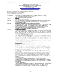 08-09-14 Draft Planning and Payments Minutes