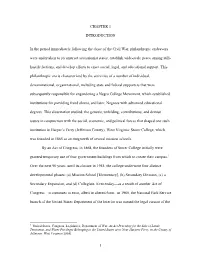 CHAPTER 1 INTRODUCTION in the Period Immediately Following The