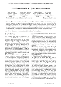 Enhanced Semantic Web Layered Architecture Model