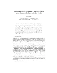Round-Optimal Composable Blind Signatures in the Common Reference String Model