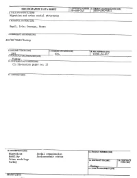 BIBLIOGRAPHIC DATA SHEET Migration and Urban Social
