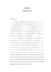 Chapter I Introduction