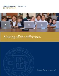 Making All the Di≠Erence