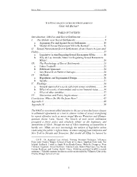 Metoo and Secret Settlements ...2 I. the Debate