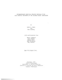 Washington Division of Geology and Earth Resources Open File Report