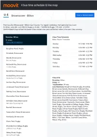 4 Bus Time Schedule & Line Route