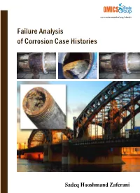 Failure Analysis of Corrosion Case Histories
