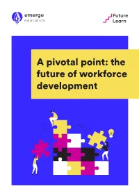 The Future of Workforce Development Contents
