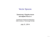 Vector Spaces