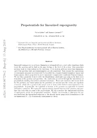 Prepotentials for Linearized Supergravity