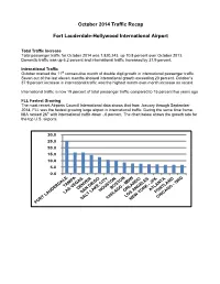 October 2014 Traffic Recap