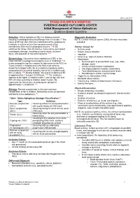 Status Epilepticus: Initial Management