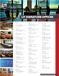Lit Signature Offices