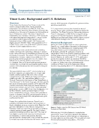 Timor-Leste: Background and U.S. Relations